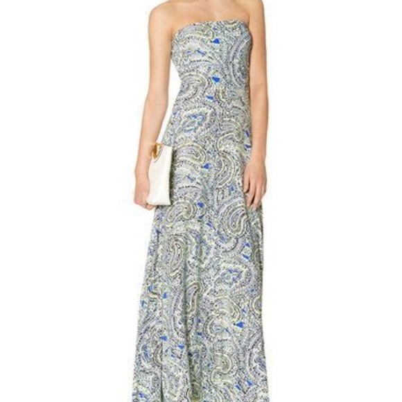 The Limited Dresses & Skirts - The Limited Strapless Paisley Maxi Dress